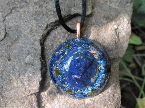 Org. šperk ,, Hvězdné oblohy " s lapis - lazuli — foto 5