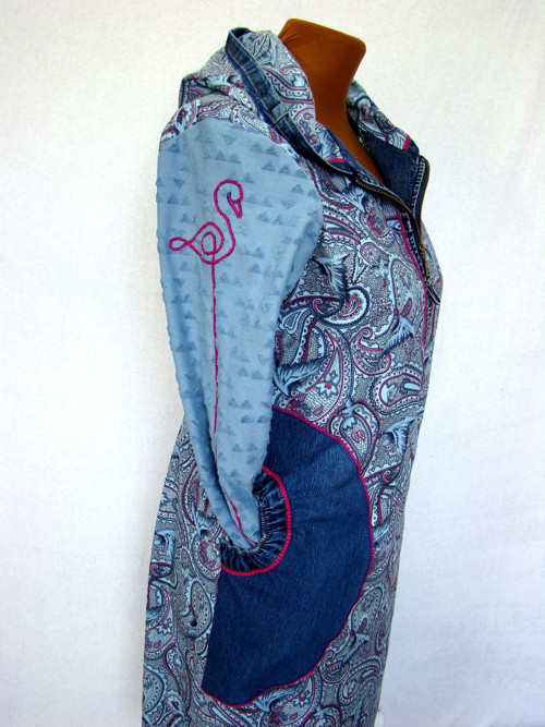 Mikinové šaty-oversized — foto 2