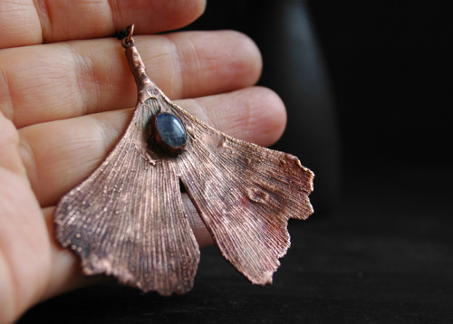 Pokovený list Ginkgo — foto 2