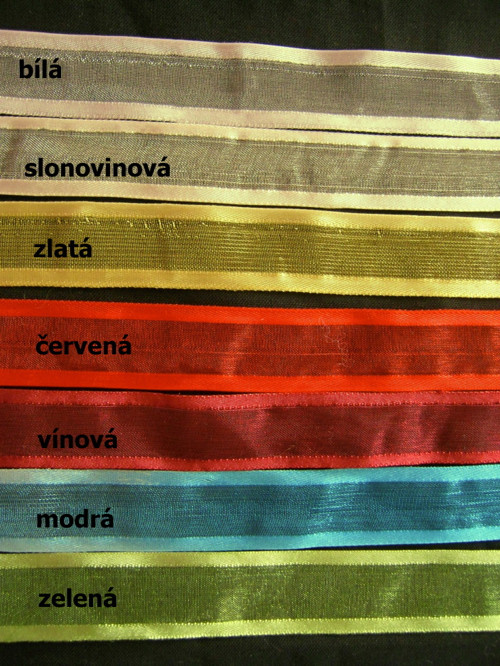 Organzová stuha — foto 2