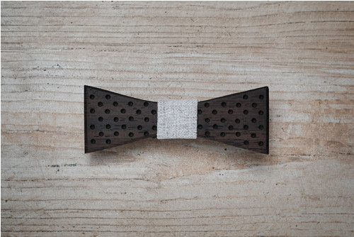 Motýlek Morpho (Wenge, sv.šedý střed) — foto 2