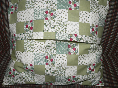 Povlak zelený patchwork — foto 3