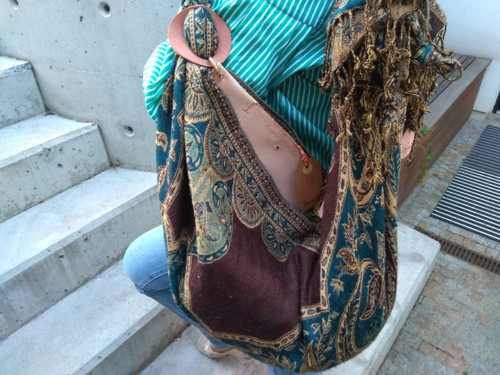 Boho šálový vak — foto 3