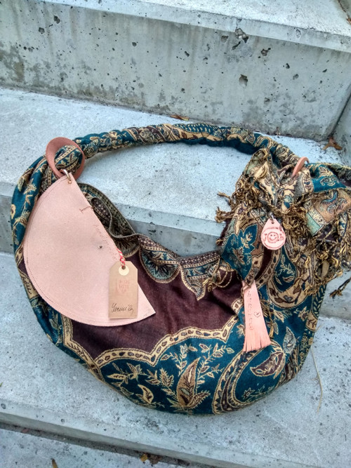 Boho šálový vak — foto 5