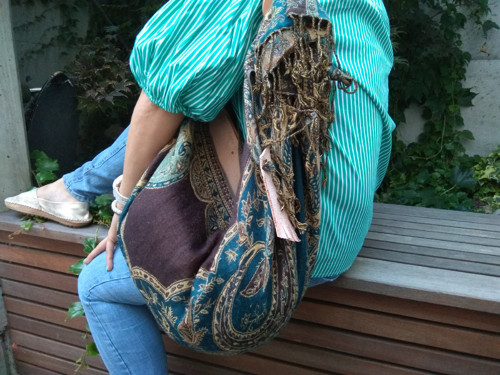 Boho šálový vak — foto 6