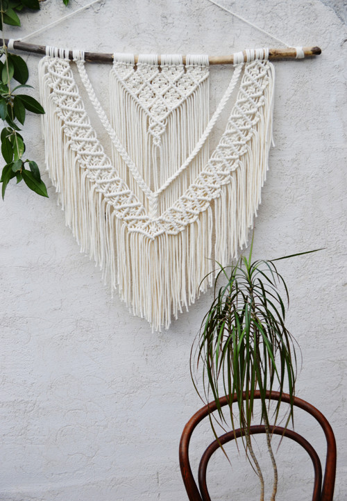Macramé Krémové Xxl — foto 2