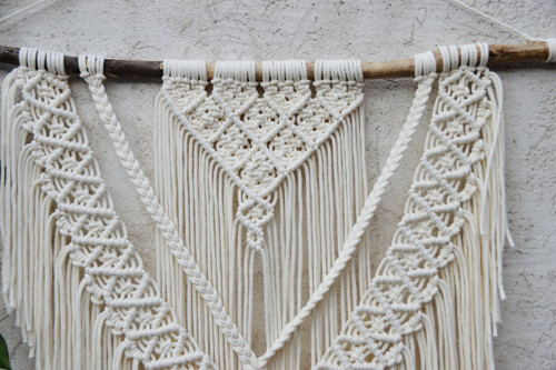 Macramé Krémové Xxl — foto 3