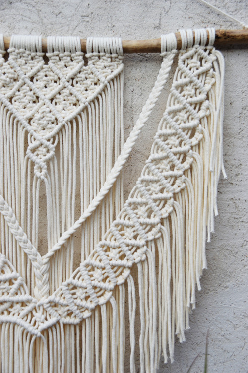 Macramé Krémové Xxl — foto 4