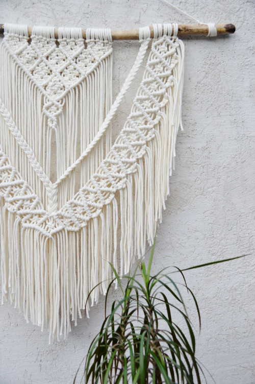 Macramé Krémové Xxl — foto 5