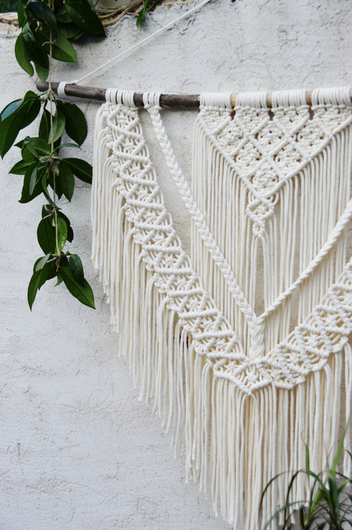 Macramé Krémové Xxl — foto 6