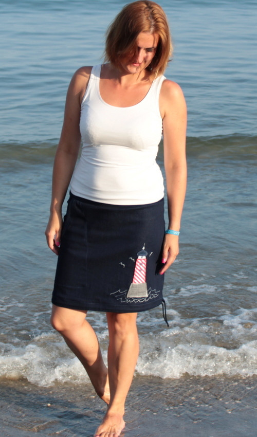 Sukně riflová s majákem — foto 2