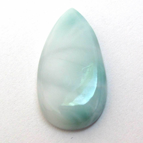 Kabošon larimar kapka 24,0mm REZERVACE — foto 2