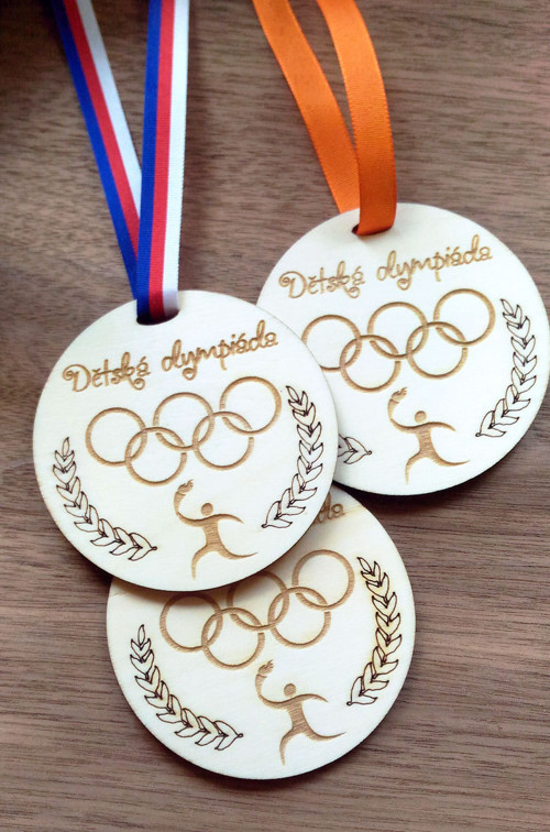 Dřevěné medaile olympiáda — foto 2