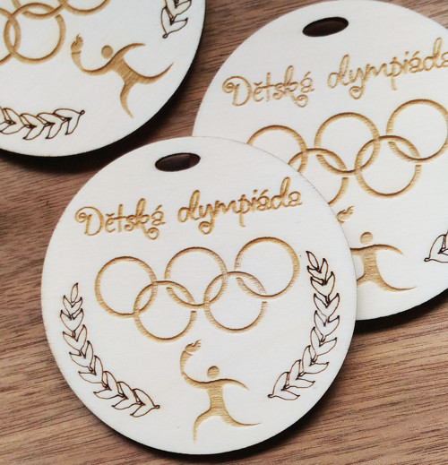 Dřevěné medaile olympiáda — foto 3