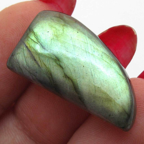 Kabošon labradorit nepravidelný 26mm — foto 3