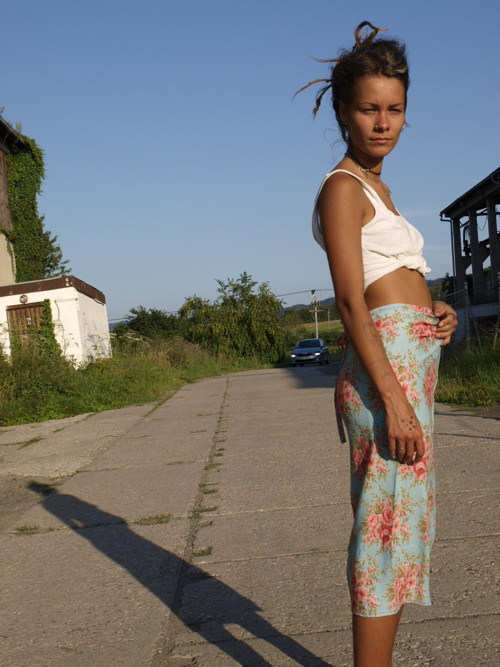 Plátěná zavinovací sukně — foto 4