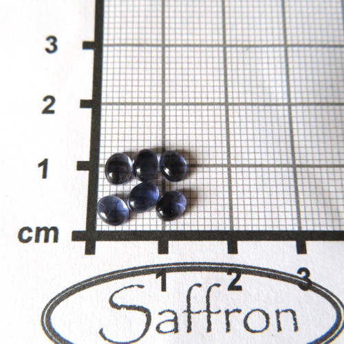 Kordierit (Iolit) kabošonek 5x4mm — foto 2