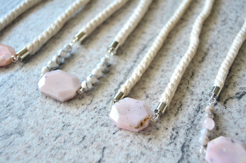 Náhrdelník Silver Thin Rope Fleck Opal — foto 3
