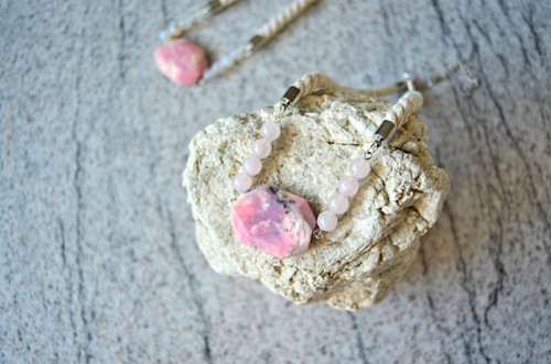 Náhrdelník Silver Rope Opal Quartz — foto 3