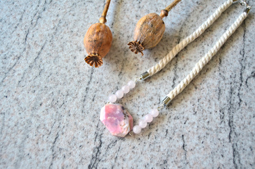 Náhrdelník Silver Rope Opal Quartz — foto 4