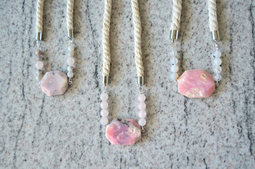 Náhrdelník Silver Rope Opal Quartz — foto 5
