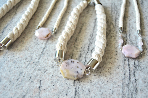 Náhrdelník Simple Heavy Silver Opal — foto 2