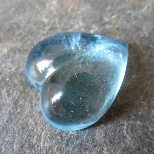 Modrý Topaz srdíčko č.01 — foto 2