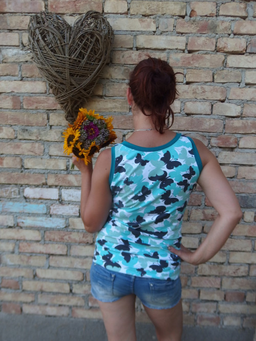 "Motýlkový" top — foto 2