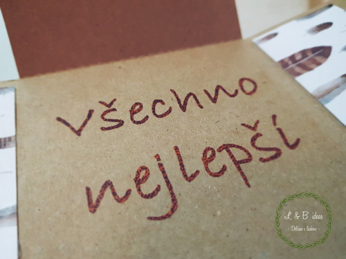 Přání - exploding box (přírodní) — foto 5