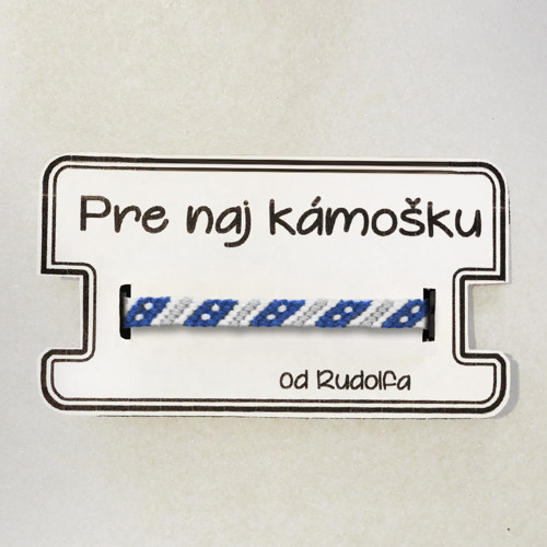 Šťastie 8 - pletený náramok — foto 2