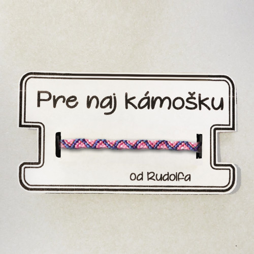 Cik-cak cesta - pletený náramok — foto 2