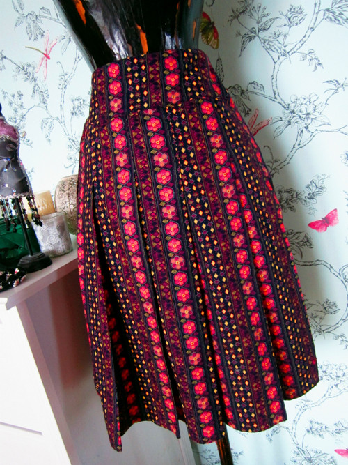 Sukně fiala boho vzory — foto 3