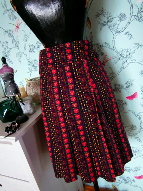 Sukně fiala boho vzory — foto 4