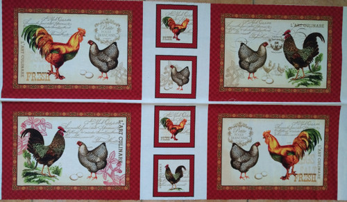 Panel kohouti Red Rooster — foto 3