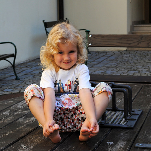 Pláťáčky-šortky "Fox flowers" — foto 5