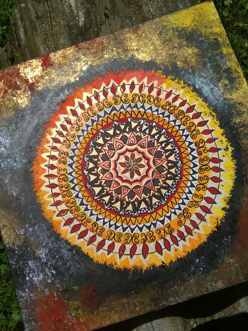 Mandala zapadajuceho slnka — foto 3