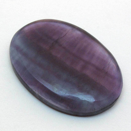 Kabošon fluorit ovál 41mm REZERVACE — foto 3