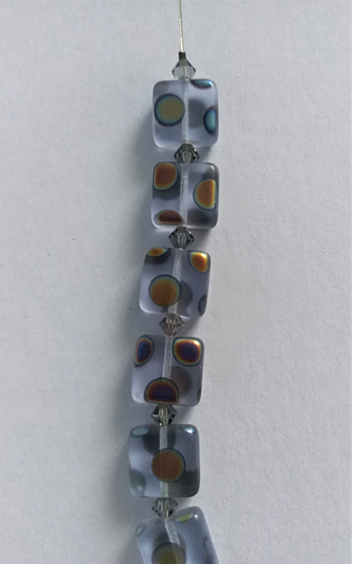 Náhrdelník art glass — foto 2