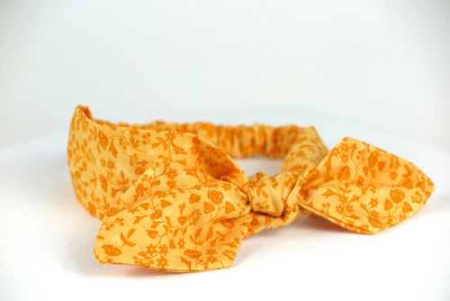 Čelenka s mašlí Yellow — foto 2
