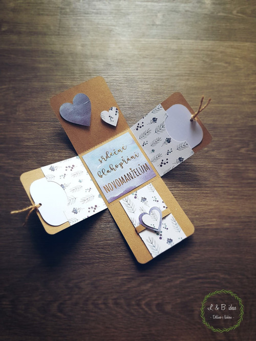 Blahopřání novomanželům (exploding box) — foto 2