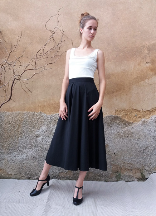 Elegantní Černá Půlkolová - Sleva!! — foto 6
