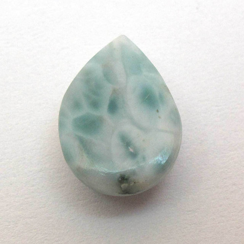 Kabošon larimar kapka 14,0mm — foto 4