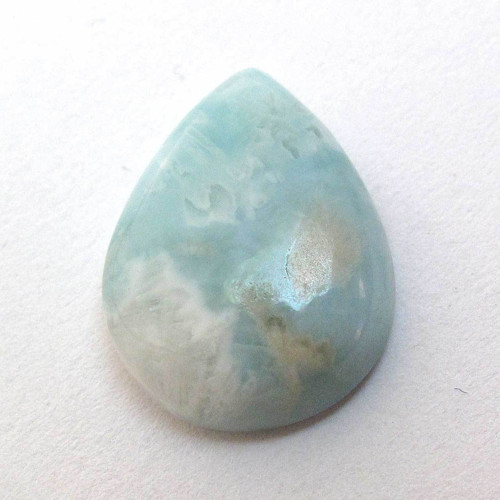 Kabošon larimar kapka 17,8mm REZERVACE — foto 4