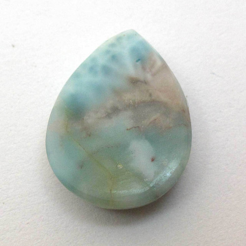 Kabošon larimar kapka 17,8mm — foto 5