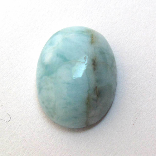 Kabošon larimar ovál 15,9mm REZERVACE — foto 3