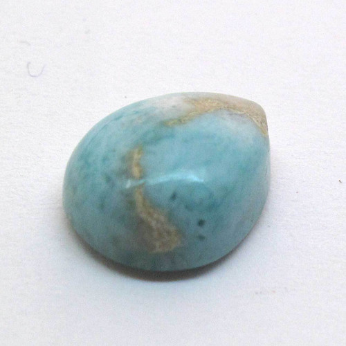 Kabošon larimar kapka 15,2mm — foto 2