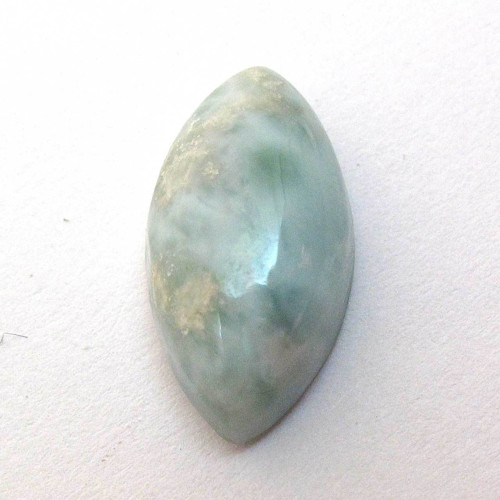 Kabošon larimar slza 17,4mm — foto 3