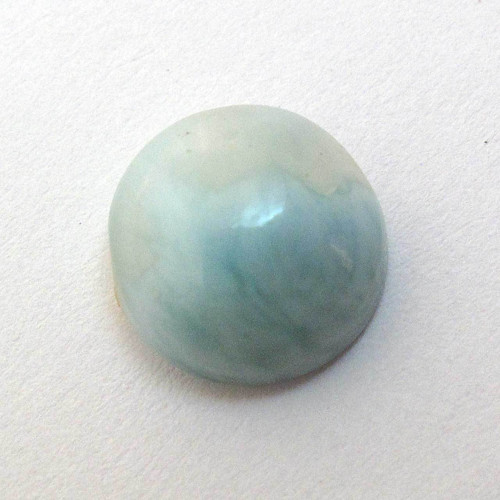 Kabošon larimar kruh 11,3mm — foto 3
