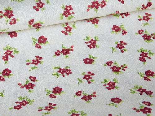Látka - růžičky...patchwork — foto 2