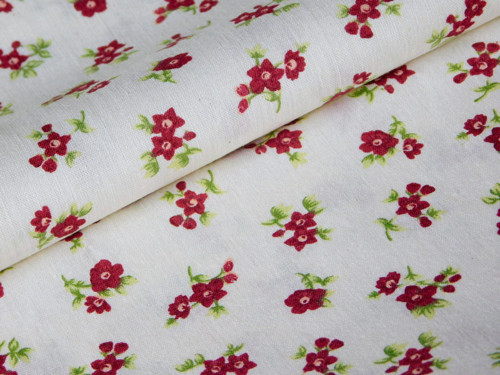 Látka - růžičky...patchwork — foto 3